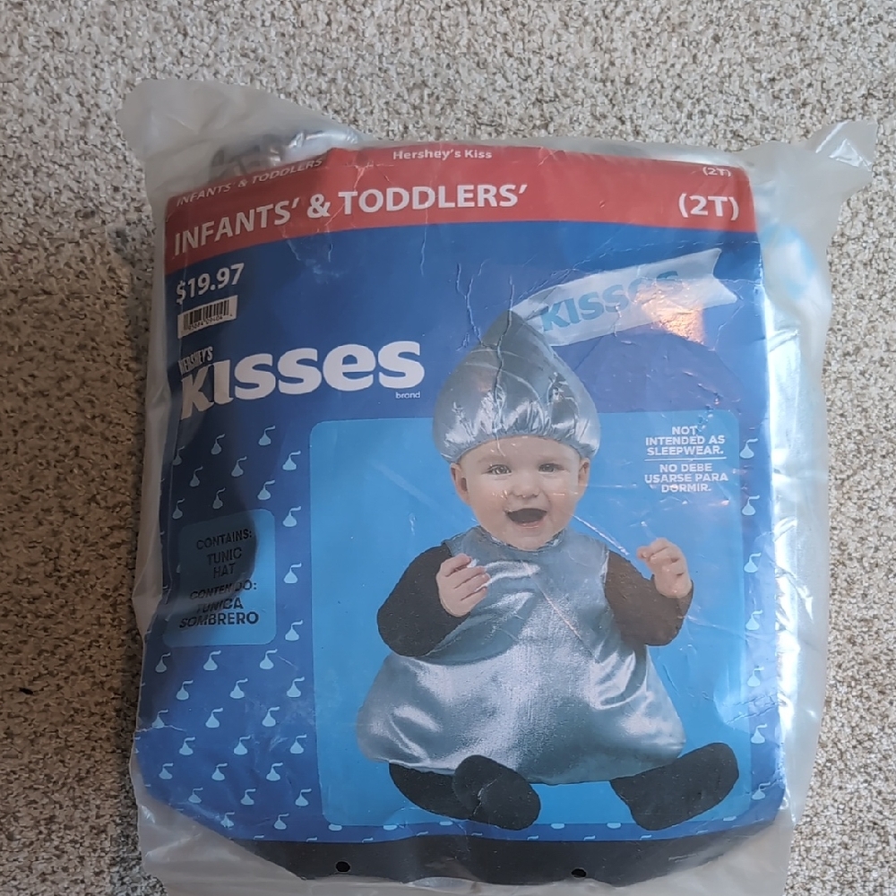 Hershey's Kisses Infants' & Toddlers (2T) Silver Costume